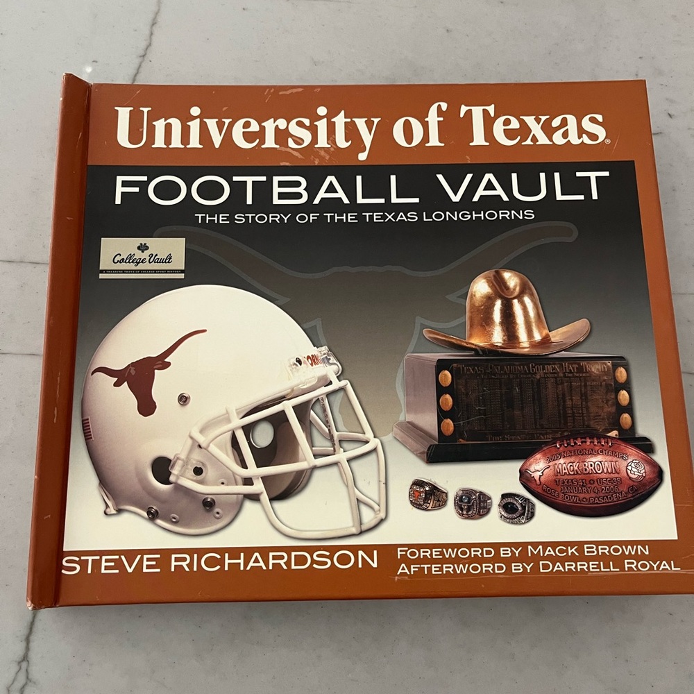 University of Texas Football Vault Book